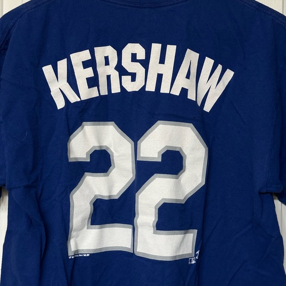 MLB Los Angeles Dodgers Clayton Kershaw #22 Jersey Short Sleeve World Series - Picture 5 of 5